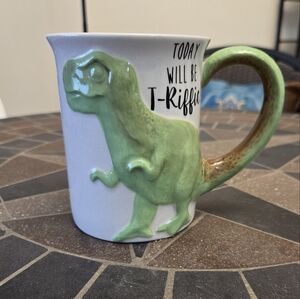 Coffee Mug 3D T-Rex Dinosaur Ceramic